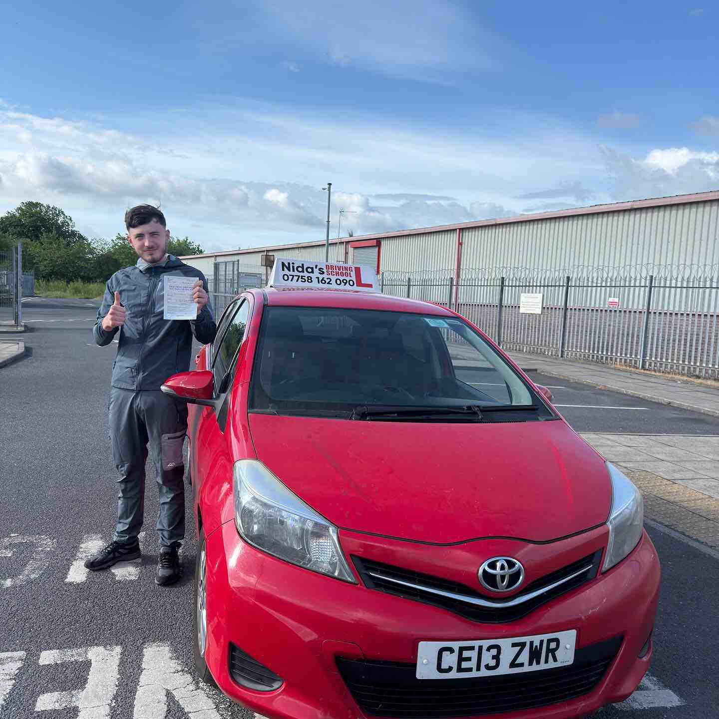 Student passing test